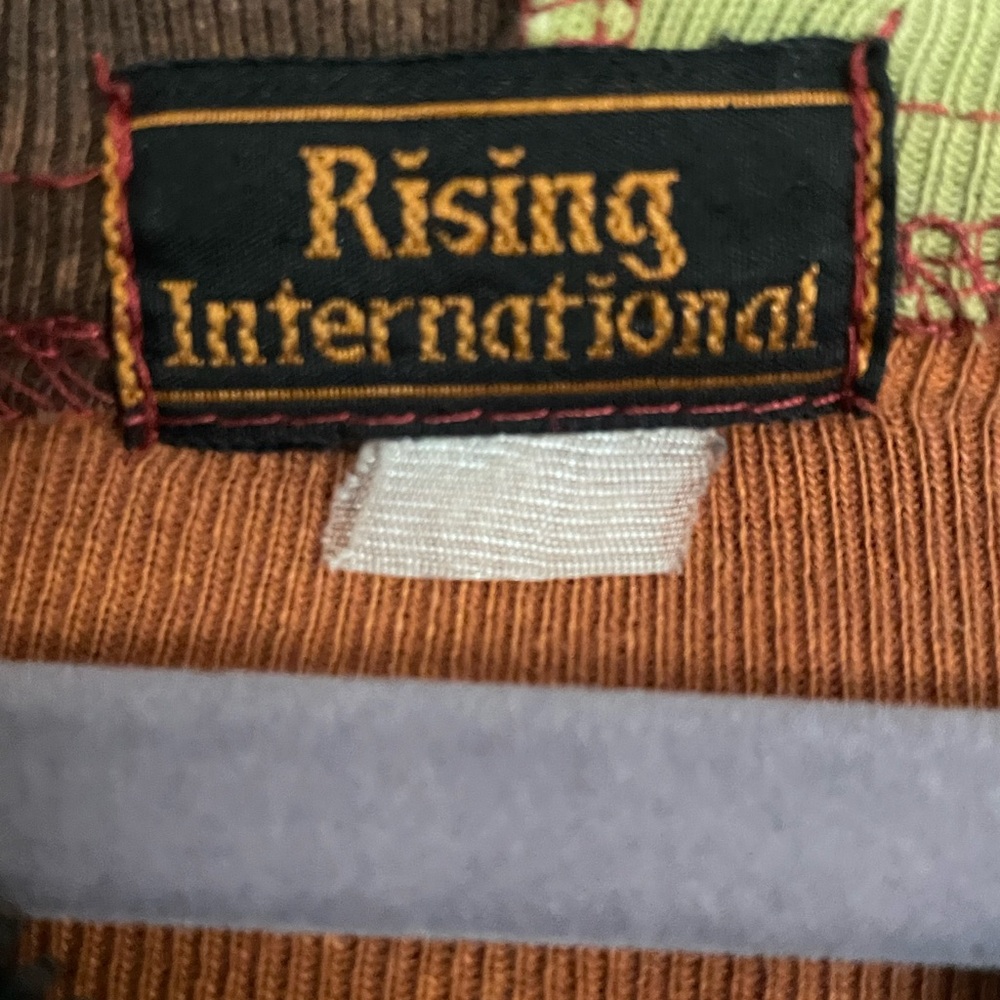 Rising International Multicolor Patchwork Hoodie - image 3